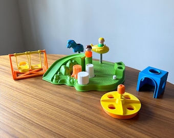 COMPLETE Fisher Price Main Street, 1986, Vintage Fisher
