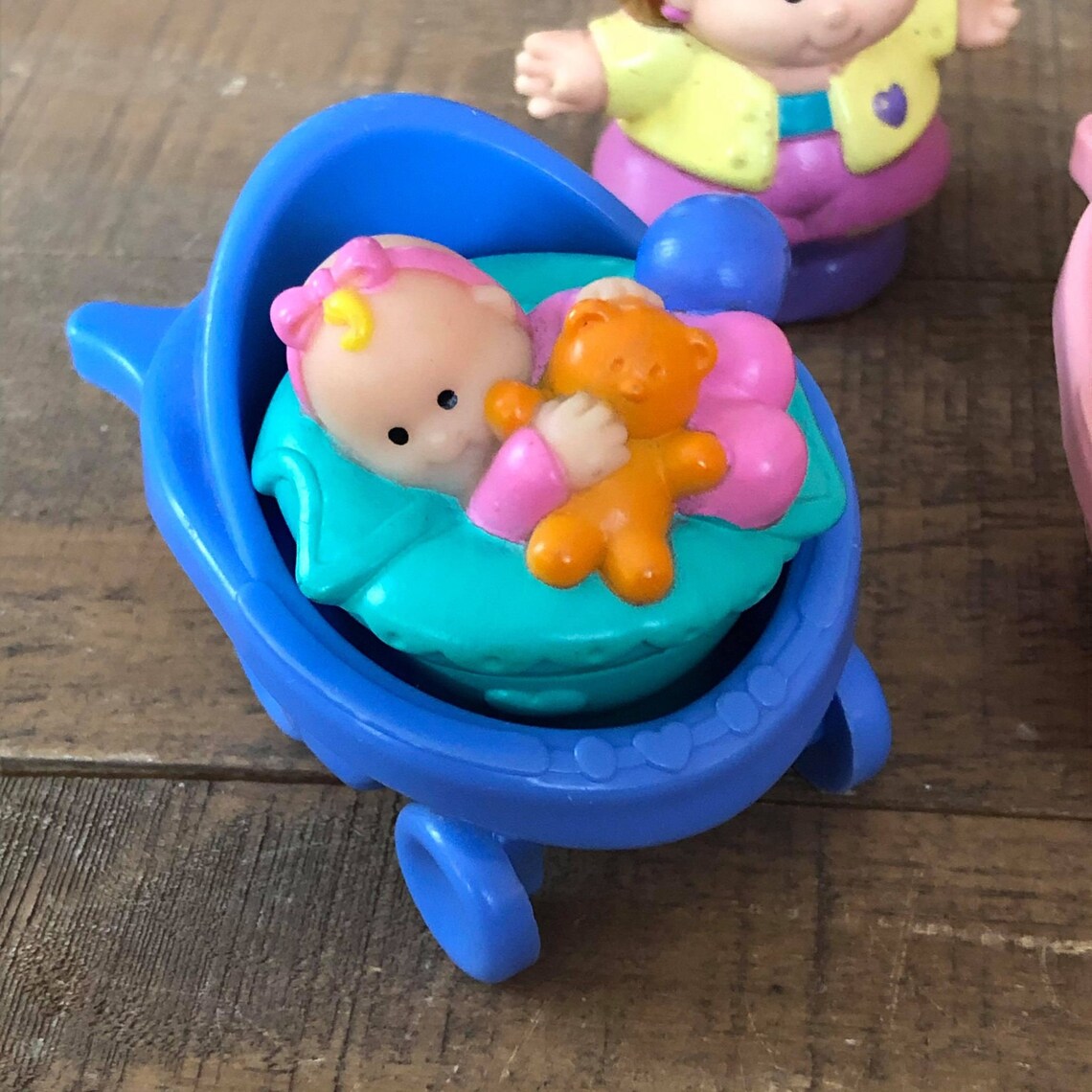 Fisher Price Little People Toys Mom Baby and Strollers Etsy