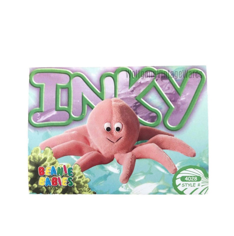 pink octopus beanie baby