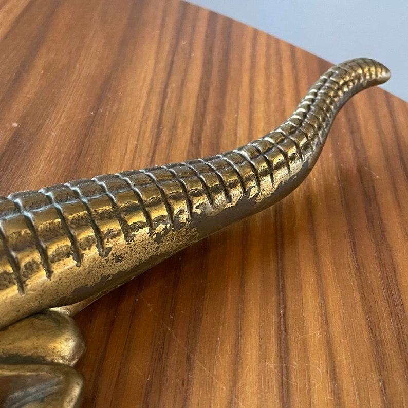 LARGE Vintage Brass Nutcrackers Novelty Alligator Etsy