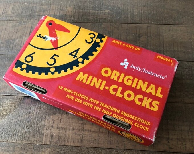 Original Mini Clocks Set of Twelve Vintage Clocks Time Etsy