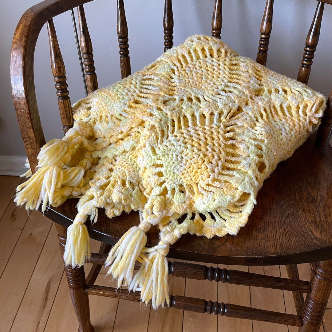 Vintage Afghan Blanket Vintage Blanket Vintage Afghan Mid Etsy