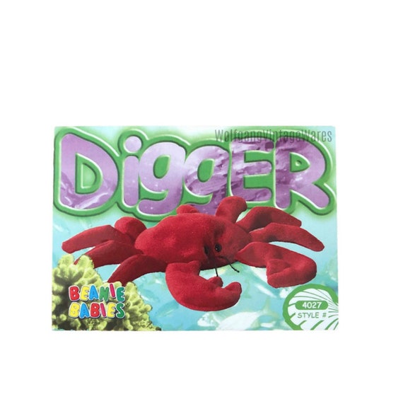 digger beanie baby value