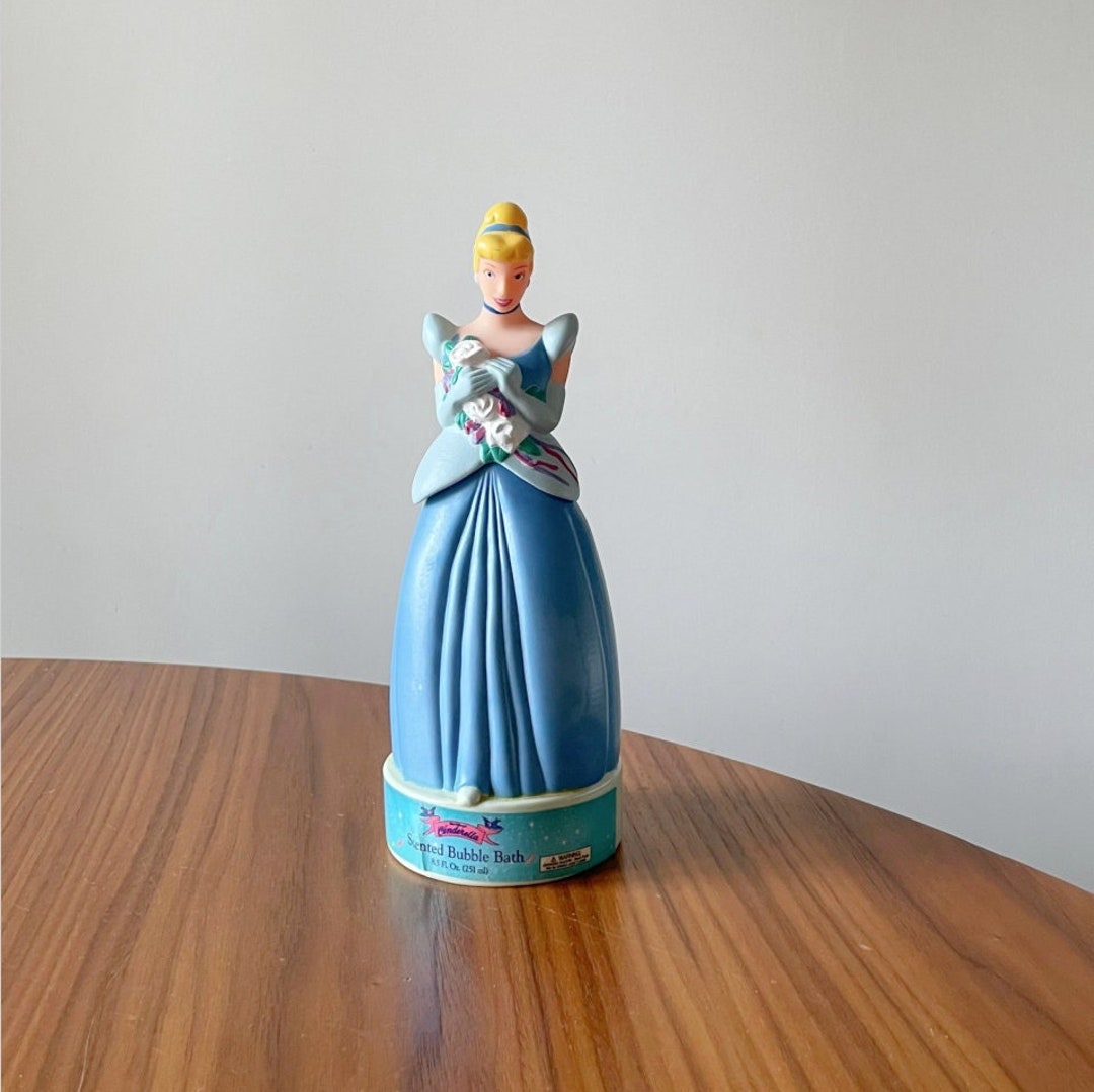 Vintage Cinderella Bubble Bath Bottle, Cinderella, 1990s, Vintage