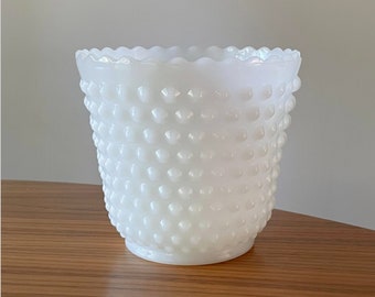 Vintage Large Milk Glass Vase, Milk Glass, Vintage Vases, Milk Glass, Wedding Decor, White Vase, Patterned Milk Glass Vase