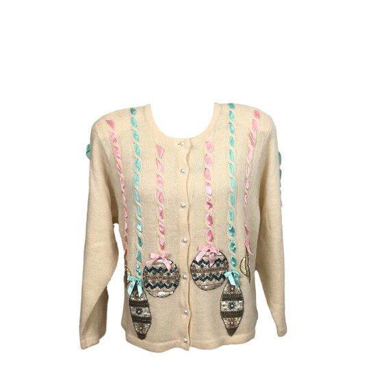 Design Options Ugly Christmas Sweater, Size Large,