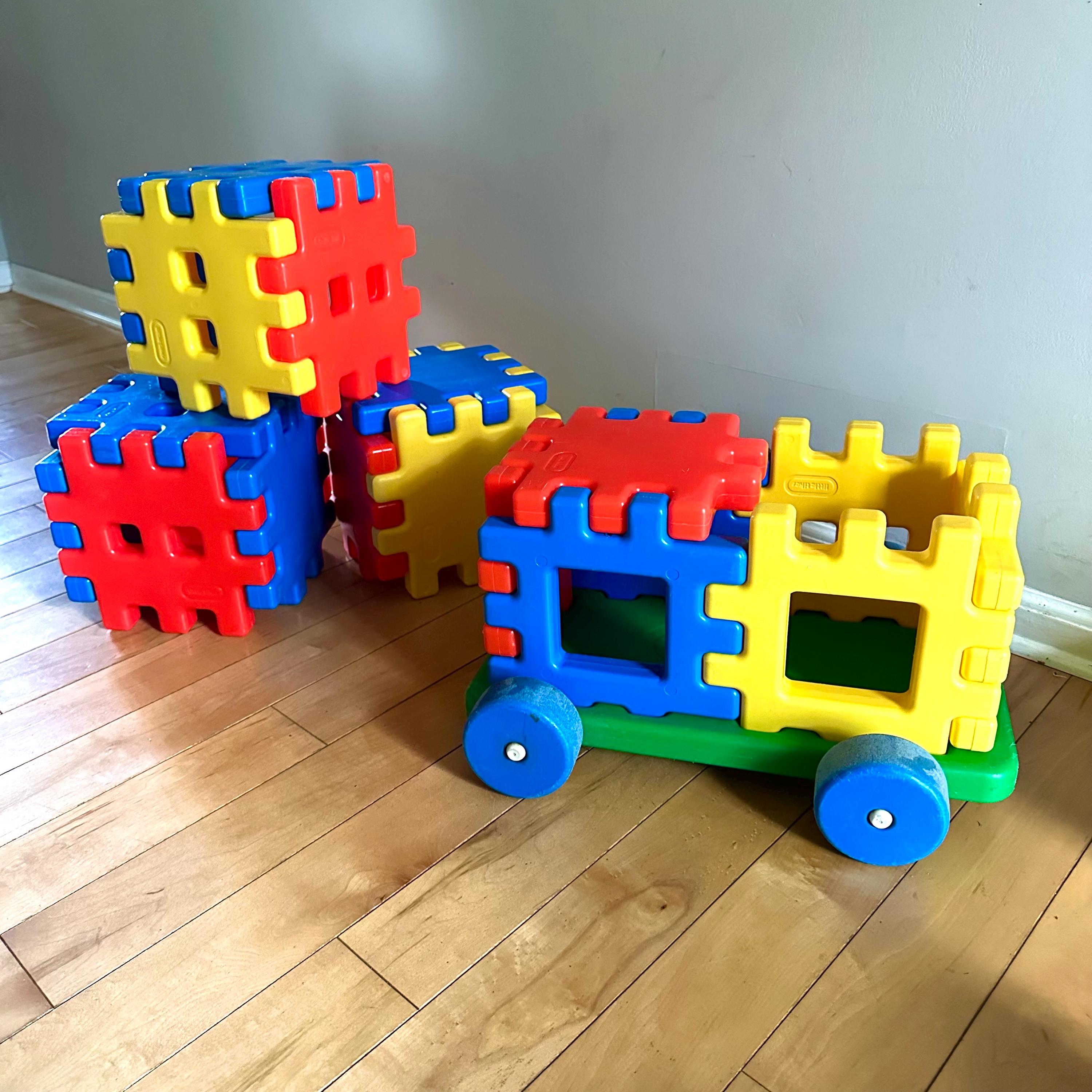 Set de chasis de bloques de gofre Little Tikes: 21 bloques y - Main Image