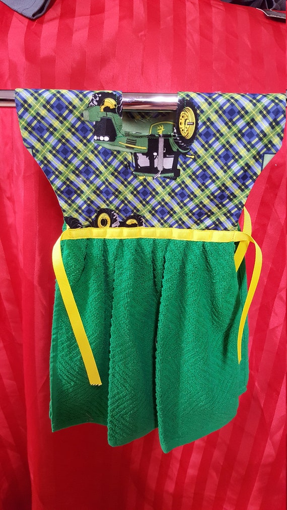 Decorative Dish Towel Oven Dress John Deere Material Etsy