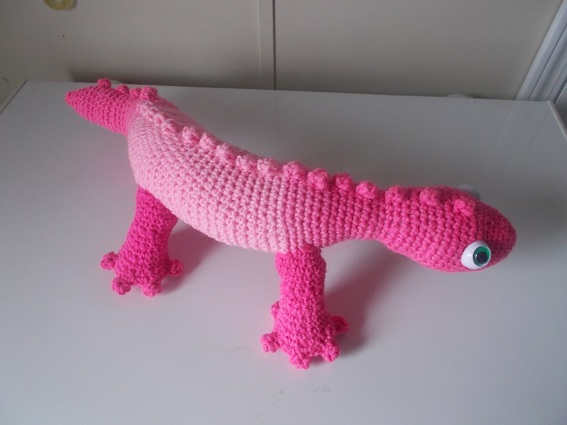 Silly the Salamander Crochet Amigurumi PDF Digital Download Pattern image 4
