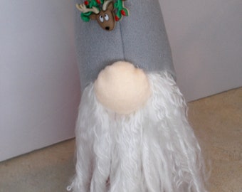 Reindeer Gnome Plush Doll Holiday Decoration