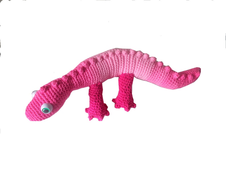 Silly the Salamander Crochet Amigurumi PDF Digital Download Pattern image 7