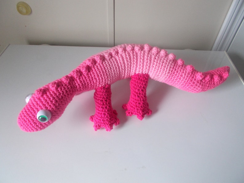 Silly the Salamander Crochet Amigurumi PDF Digital Download Pattern image 6