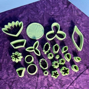 Green cookie cutters