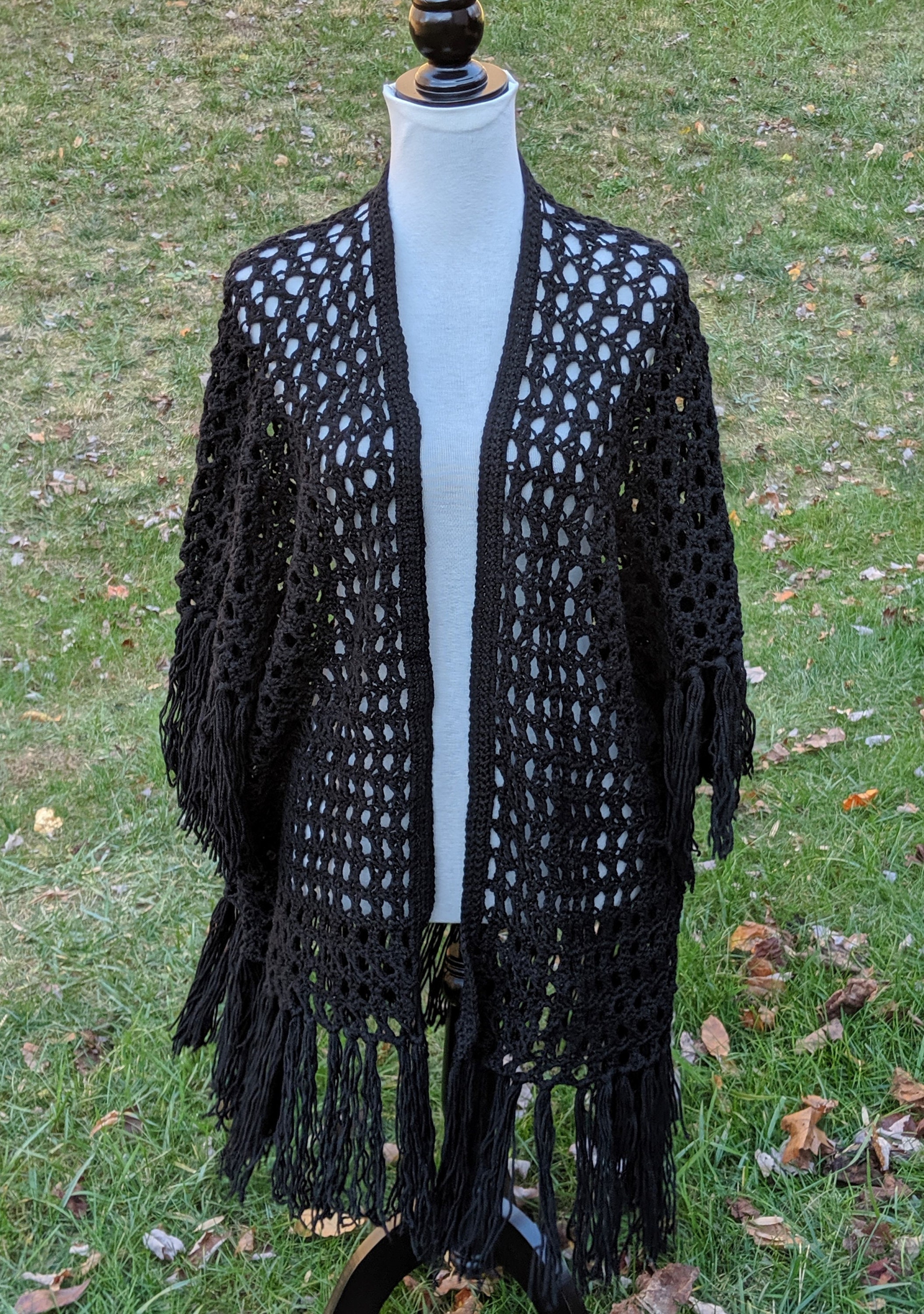 Dos Agujas Sueter Kimono Tejido Ganchillo Chaleco Kimono A Dos