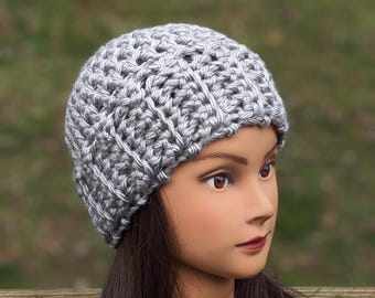 Chunky Crochet Hat, Handmade Crochet Beanie Womens Hat, Beanie Hat for Women, Womens Winter Hat Gift for Her. Chunky Beanie for Ladies.