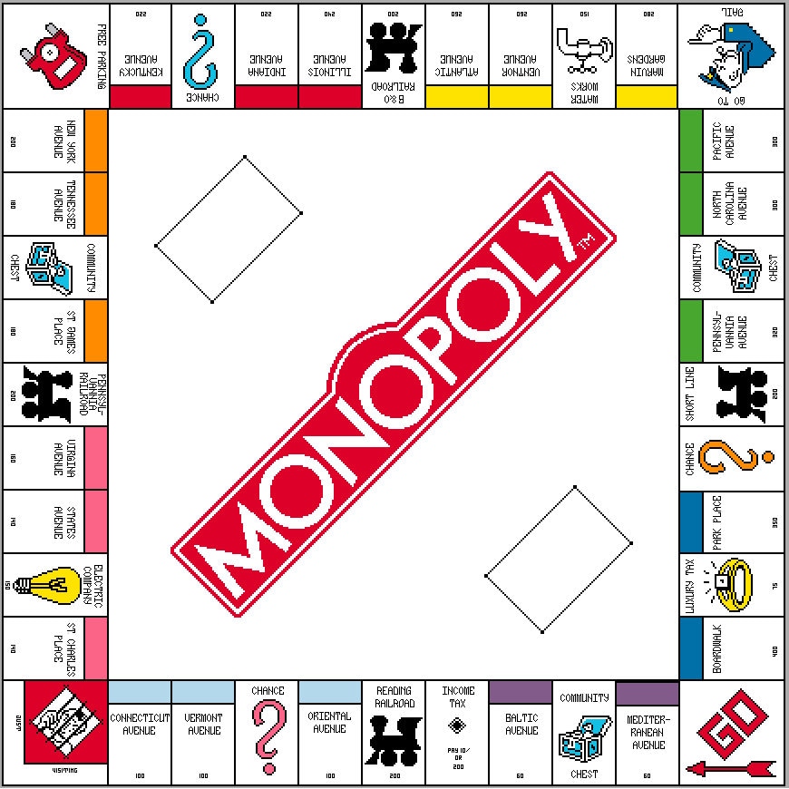monopoly board pogo original