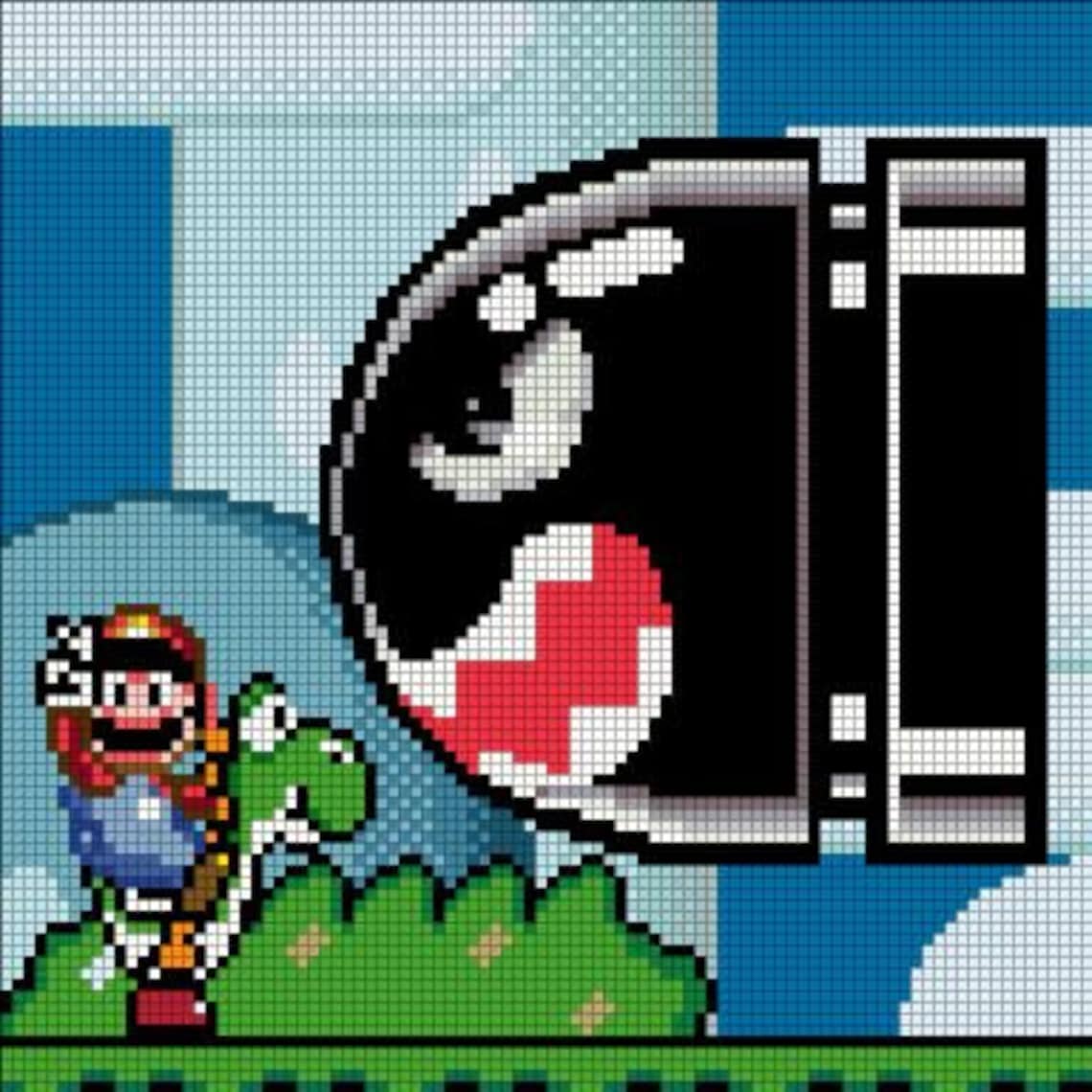Super Mario World Bullet Bill - Etsy