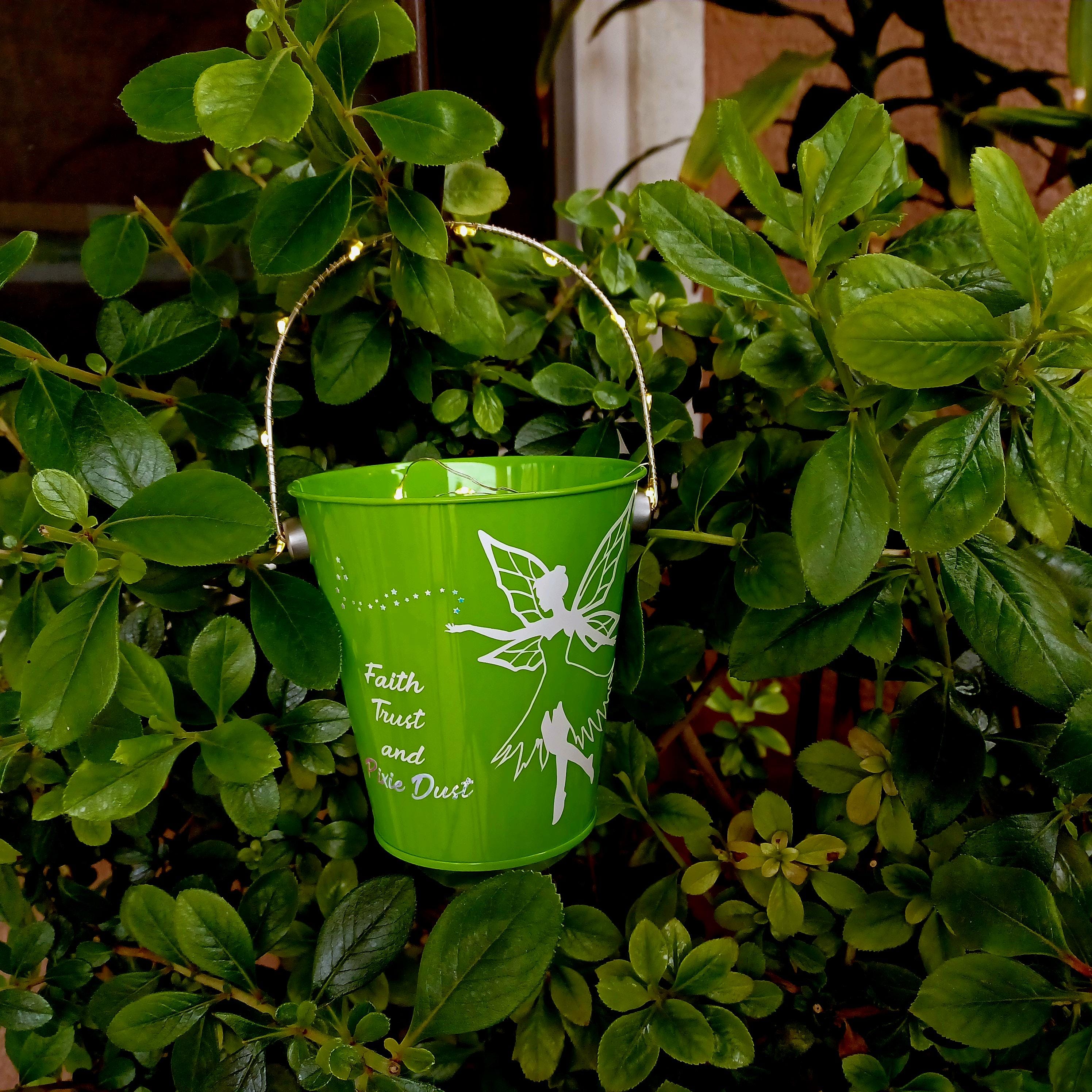Light-up Fairy Pixie Dust Tin Bucket Decoration / Decor - Etsy