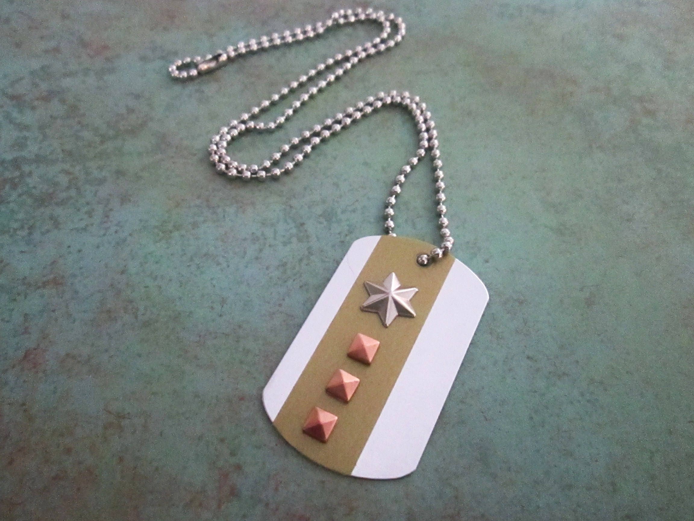 etsy dog tag necklace