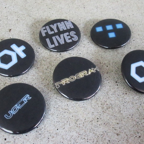 TRON Legacy inspired button set