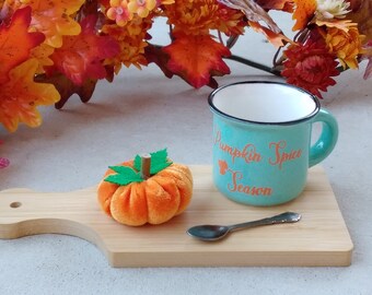 Pumpkin Spice Season decoration for Fall / Autumn / Thanksgiving (miniature scene)
