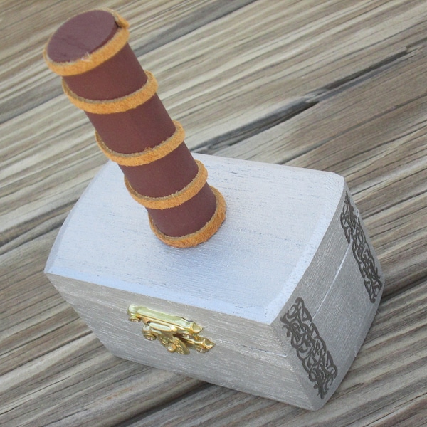 Thor's Hammer (miniature) trinket / jewelry / coin, etc. box