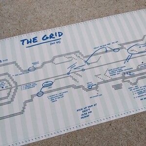 TRON Legacy DOT Matrix Grid map