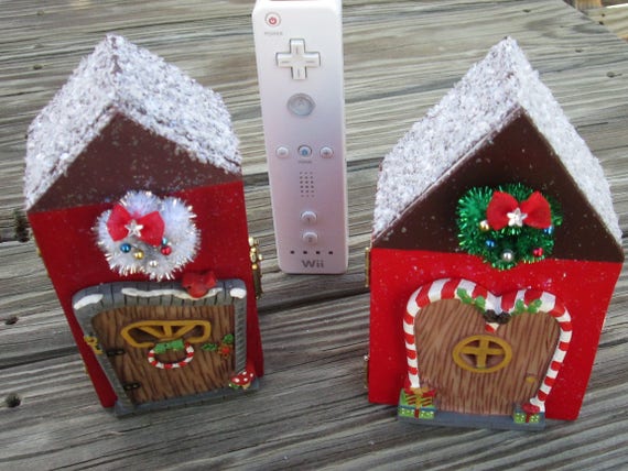 Elf House Santa/'s Workshop Christmas trinket jewelry ring box