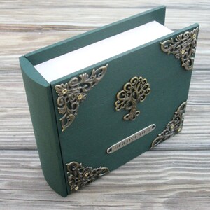 Tree of Life Book Box with pull out drawer trinket / jewelry box image 7