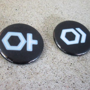 TRON Legacy inspired button set image 4