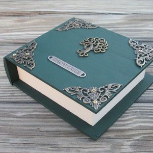 Tree of Life Book Box with pull out drawer trinket / jewelry box image 4