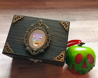 Magic Mirror from Snow White inspired trinket / jewelry box (or use as change bank, dice holder, etc.)