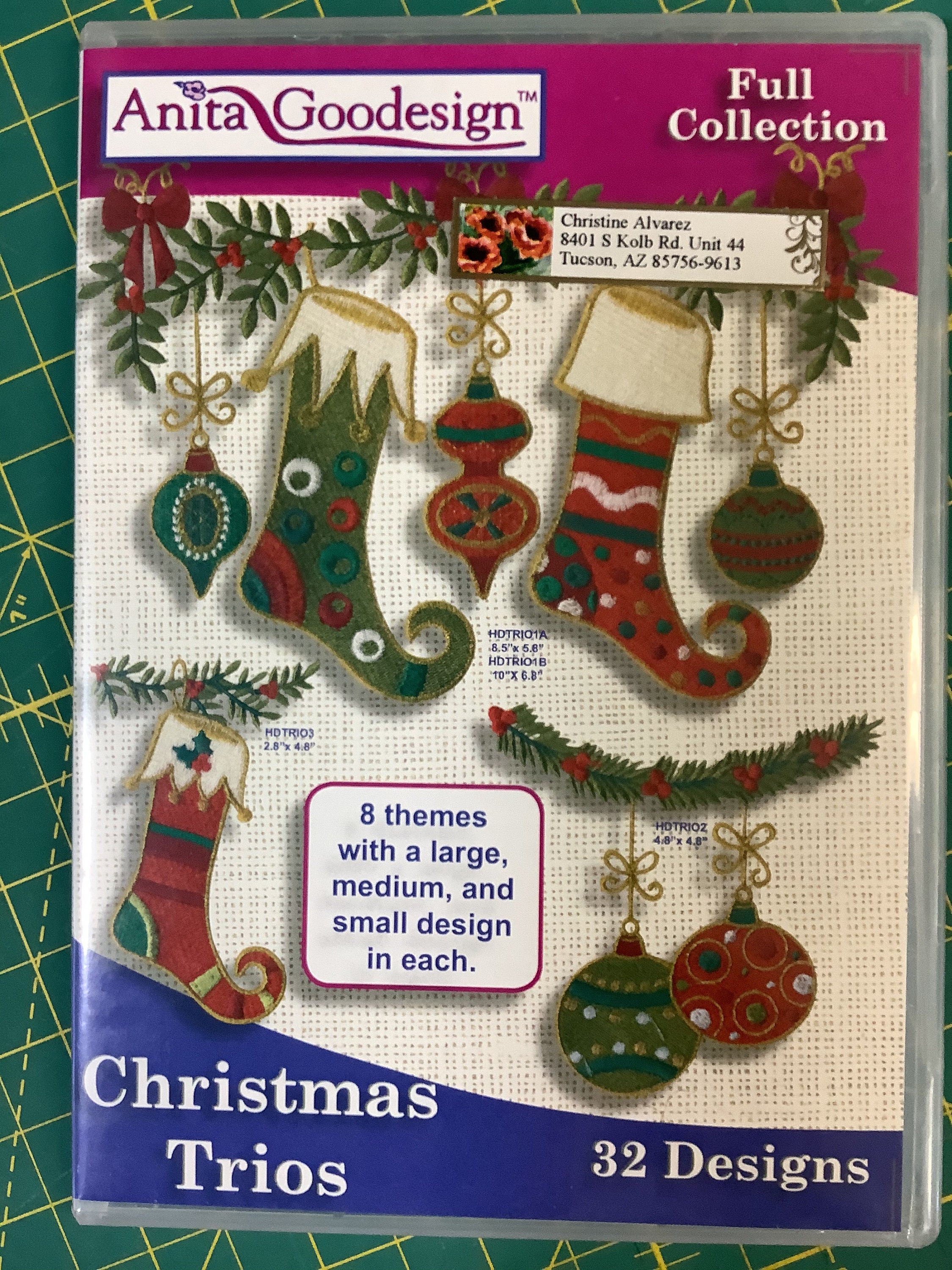 Anita Goodesign Full Collection Christmas Trios Etsy