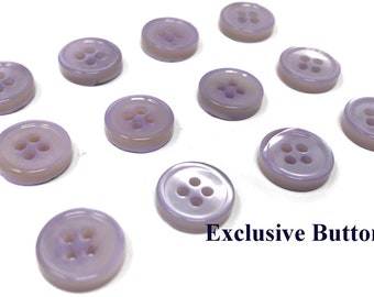 Lavender Mother of Pearl Dress Shirt Buttons Set