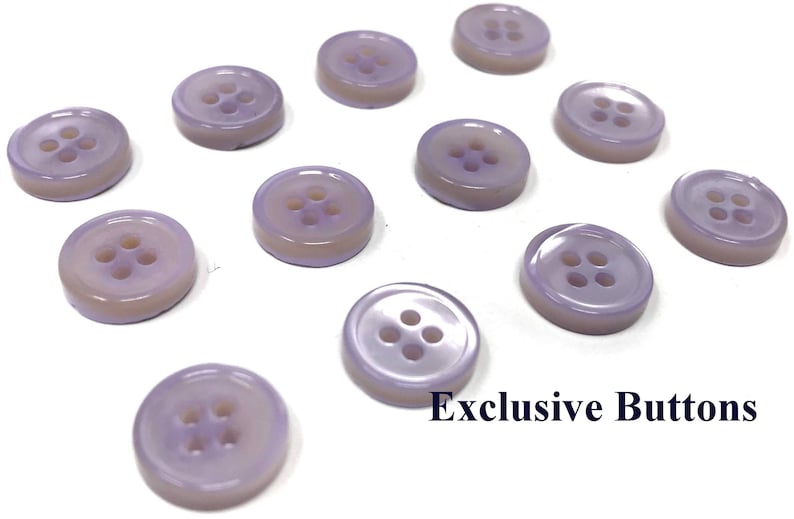 Lavender Mother of Pearl Dress Shirt Buttons Set Etsy