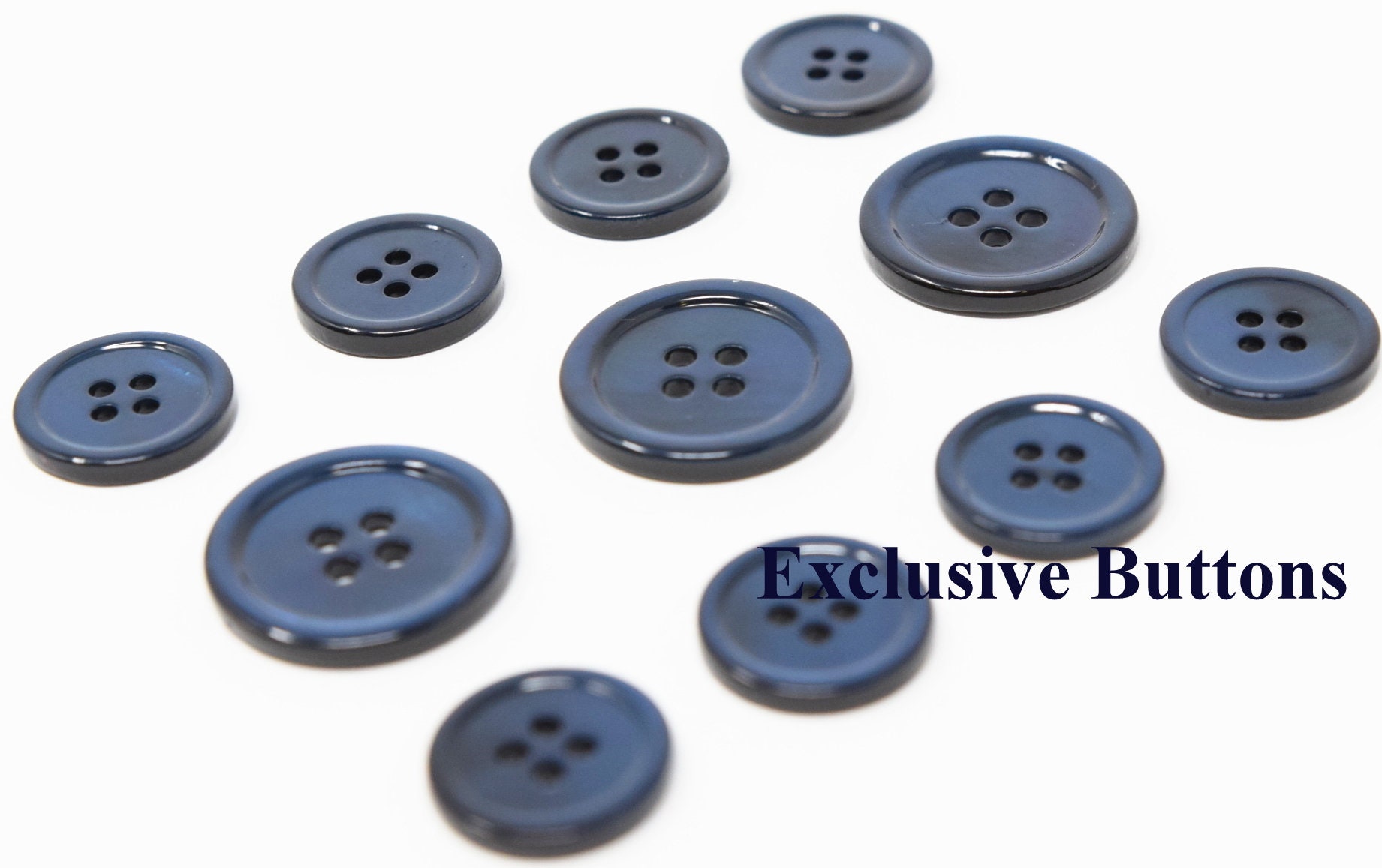 Blue Mother of Pearl Buttons Set for suit jacket blazer or Etsy