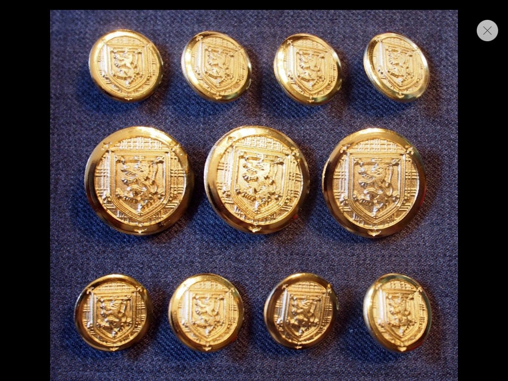 Gold Blazer Buttons 