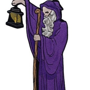 The Hermit Embroidered Patch 10" x 4.7" Iron on sew on