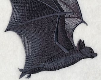 Bat Flying Embroidered Patch