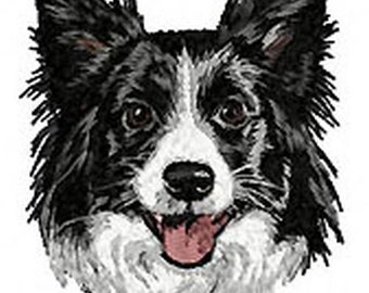 Geborduurde borduurpatches Bordercollie Agility-hond
