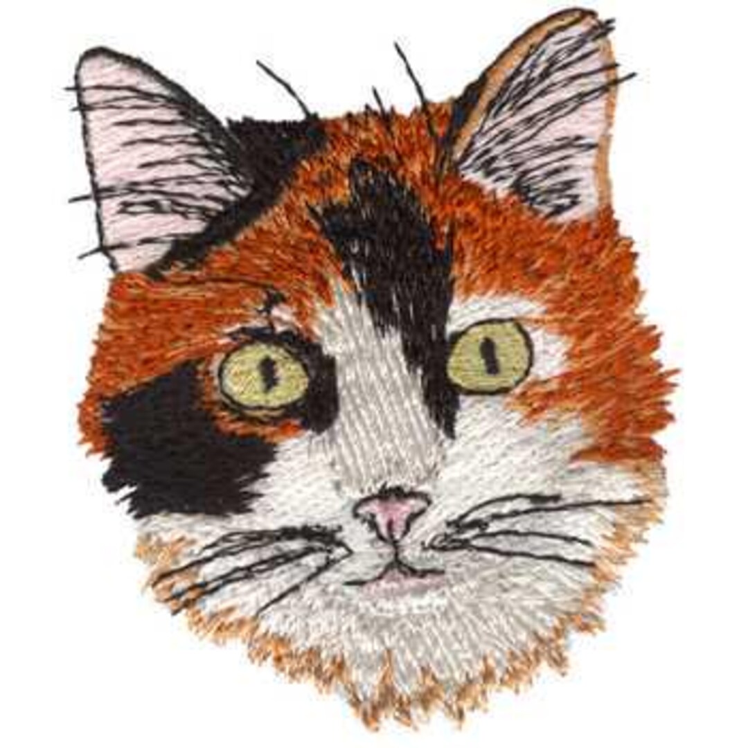 Calico Cat Kitten Kitty Face Patch Iron on or Sew On. - Etsy