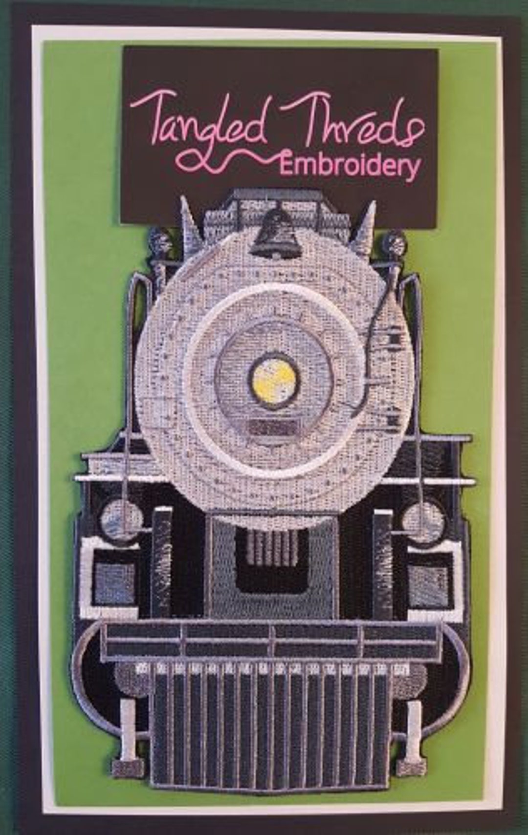 Train Engine, Train Front Embroidered Patch - Etsy