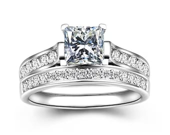 Wedding Engagement Ring Set "beautiful, stunning"