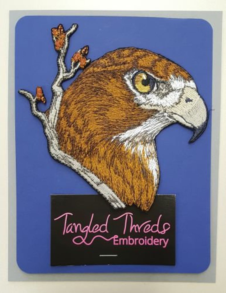 Red-Tailed Hawk, Embroidered Patch 5.2 x 5 image 1