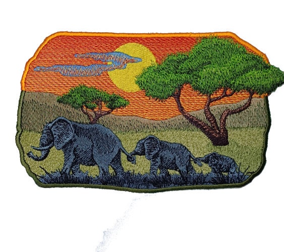 Patch éléphant Fer sur patch Coudre sur patch Patch France