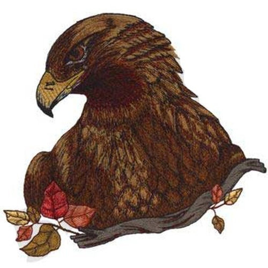 Gold Eagle Patch Golden Eagle Head Embroidered Patch 7
