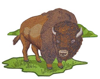Écusson brodé Bison 735 9 x 6,5
