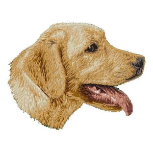 Labrador Retriever Dog #33 Embroidered Patch comes in 3 sizes 2" 3" and 4" Iron on or sew on
