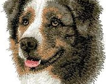 Australian Shepherd, Aussie Dog Embroidered Patches comes in 3 sizes