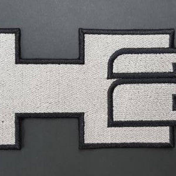 Hummer, H2 Embroidered Patch 8.6" x 3" Free USA Shipping